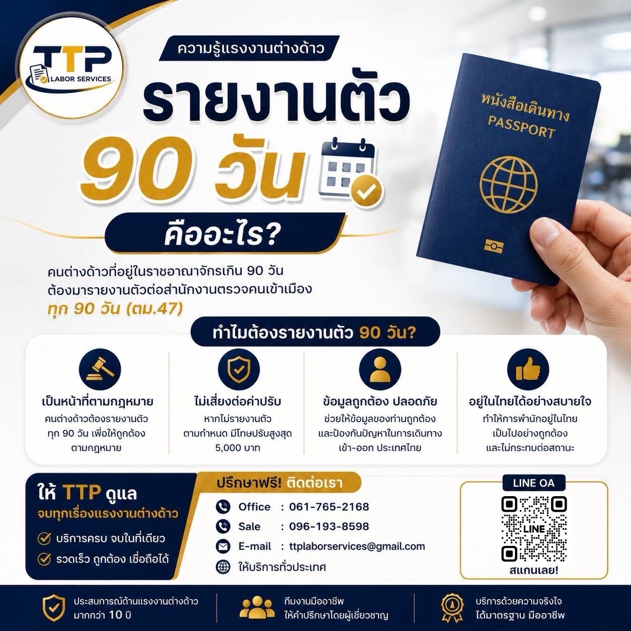 รายงานตัว 90 วัน คืออะไร ทำไมแรงงานต่างด้าวต้องรายงานตัวทุก 90 วัน